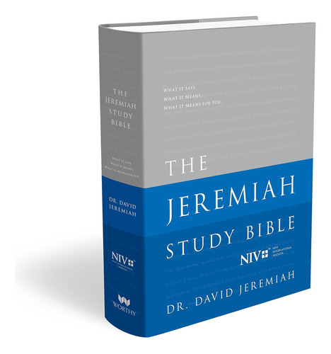 Libro La Biblia De Estudio De Jeremiah-inglés