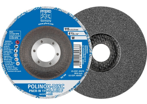 Caja De Discos Polinox Pner-w 4-1/2 - 7/8  Sic F