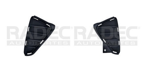 Par Juego Rejilla Fascia Del Toyota Rav 4 2016 - 2017 Le Qwe