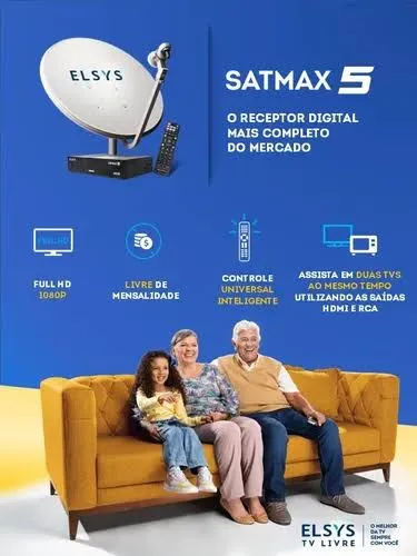 Receptor Digital Full Hd Satmax 5 Elsys