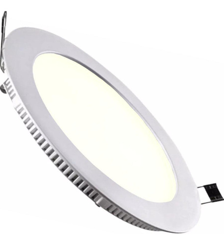 Plafon Redondo Led Calida 24w Embutible 30cm 1440lm Candela