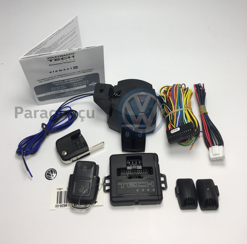 Kit Alarme Kostal Original Vw G5/g6/sav/up/fox 2 Teclas
