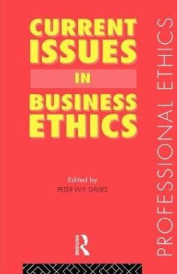 Libro Current Issues In Business Ethics - Peter W.f. Davies