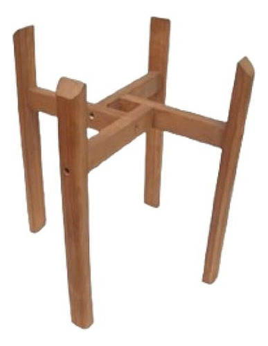 Base De Madera Para Macetas Diametro 35x50 Cm 1pz