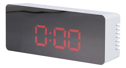 Reloj Digital De Reloj De Despertador De Espejo Led Con Modo