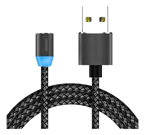 Cable Carga 3en1  Usb 2.0 Micro A Usblightning Usb-c Magneti