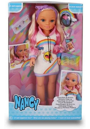 Muñeca Nancy Maquillaje De Arcoiris Famosa 17110 Srj