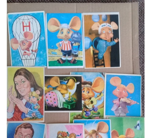 Postales Topo Gigio Antiguas X 3 Postales. (Usado)