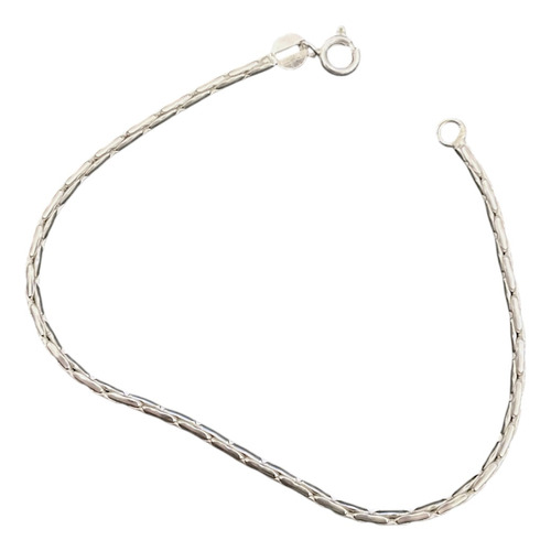 Pulsera Maciza Mediana Forcet 18cm Plata 925