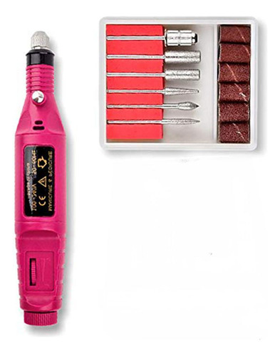 Mini Lixadeira De Unhas Elétrica Portátil Com Motorzinho