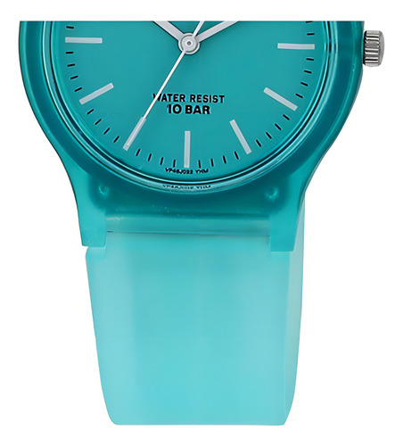 Reloj para niños, color verde agua, preguntas y respuestas, impermeables, punteros y correa, color verde agua, bisel, color de fondo verde agua