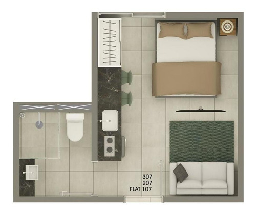 Imagem 25 de 30 de Flat À Venda, 22 M² Por R$ 215.460,00 - Jardim Oceania - João Pessoa/pb - Fl0015