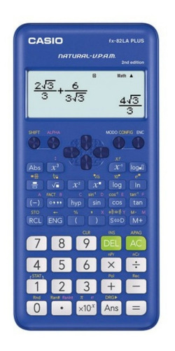 Calculadora Casio Fx82-laplus 252 Func V/colores