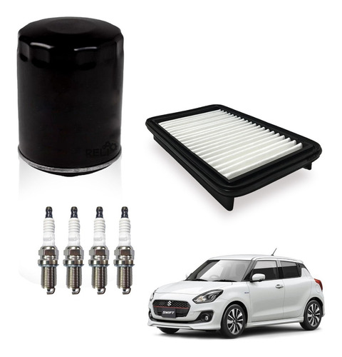 Kit Filtros Y Bujias P Para Suzuki Swift 1.5 L 