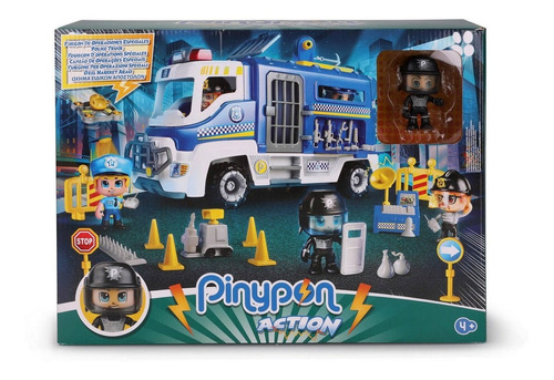 Pinypon Action Camión De Policía +1 Figura