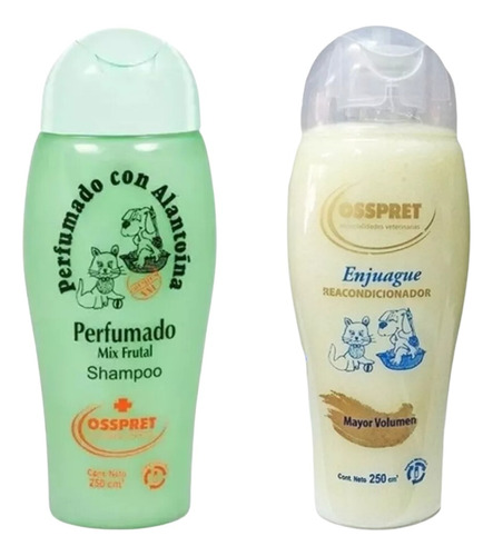 Shampoo Perros Gatos Perfumado Mix Frutal Osspret 250 Ml