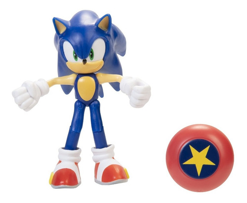 Imagen 1 de 1 de Figura Sonic 10cm Articulada C/accesorio Original 
