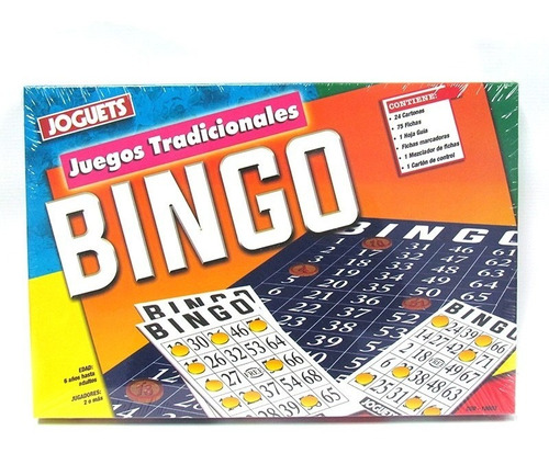 Bingo Juego Tradicional De Mesa Familiar