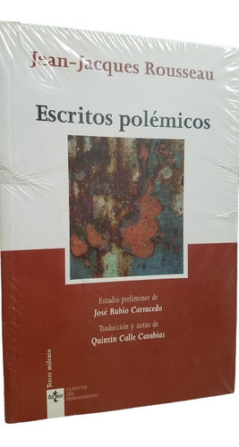 Escritos Polemicos Jean Jacques Rousseau Tecnos Nuevo