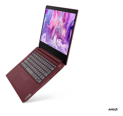 Notebook Lenovo IdeaPad 14ADA05  cherry red 14", AMD Ryzen 3 3250U  8GB de RAM 256GB SSD, AMD Radeon RX Vega 3 1366x768px Windows 11 Home