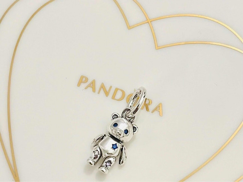 Pandora Charm Osito De Peluche Móvil Original S925 Ale