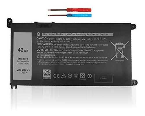 Yrdd6 Vm732 Batería Portátil Para Dell Inspiron 7bthm