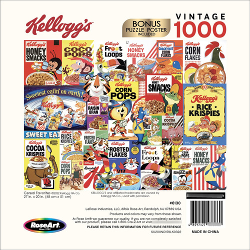 Rompecabezas 1000 Piezas Roseart Kellogg S Favoritos De Cere