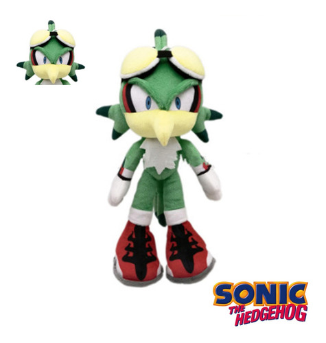 Figura Sonic Plush Verde De Sonic Bird Jet Sonic Exe