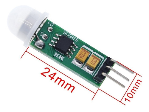 Imagen 5 de 7 de Mini Sensor Pir Hc-sr505 Detector Infrarrojo Mov Arduino