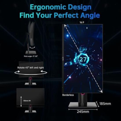 Monitor Para Juegos Ktc 27 2k 165hz - Monitor De Computadora