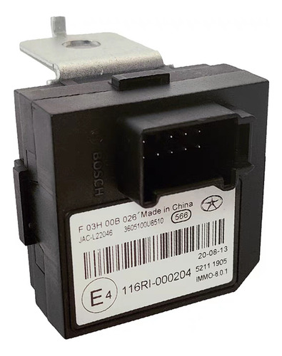 Gd1 Controlador Antirrobo Jac Sei2 Sei3 J4 3605100u8510