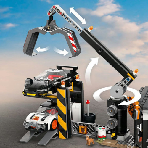 Ferro Velho Com Carros City 871 Peças 60472 - Lego