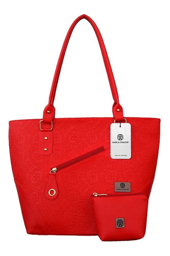 Bolso Dama Carteras Mujer Karla Chacon + Accesorio