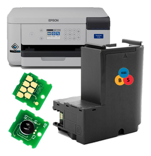 Chip Para Caja Mantenimiento Impresora Epson F170 Sc23mb