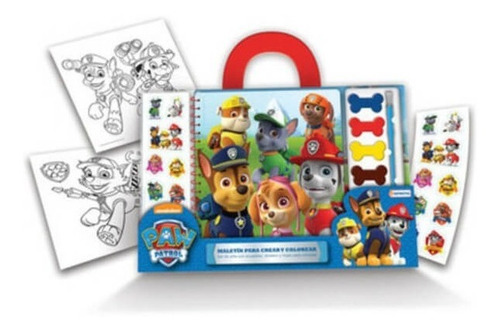 Set De Arte Paw Patrol Maletin Acuarelas Tapi Sharif Express