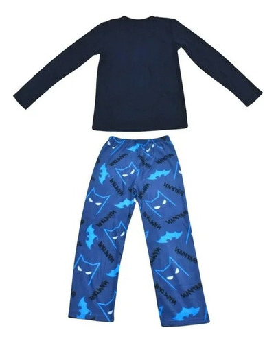 Pijama Para Niño De Batman 2 Piezas Polar