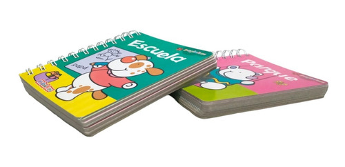 2 Libros Parque Y Escuela Didáctico Infantil