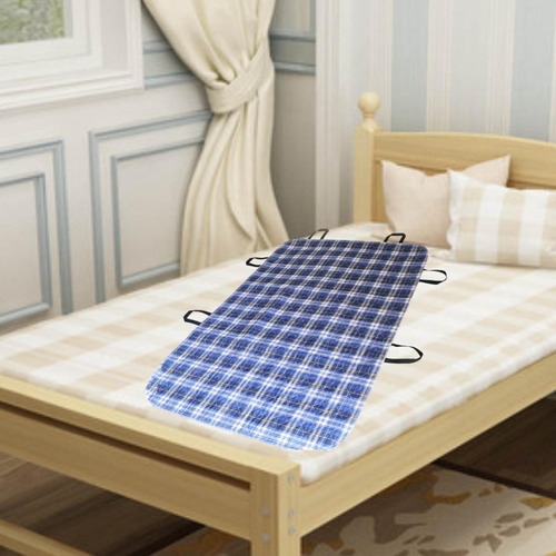 Colchoneta De Posicionamiento Con Asas Plaid Azul 80x90cm