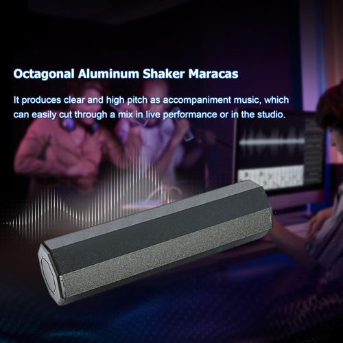 Instrumento Agitador De Percusión Móvil De Aluminio Maracas