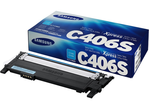 Toner Samsung C406s Cyan - Clp-365 Clx3305 C460 410