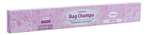 comprar Incenso Vareta Darshan Nag Champa Massala O Aroma Fragrância Orquídea