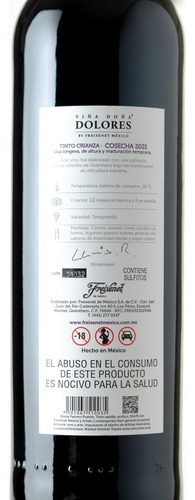 Vino Tinto Viña Dolores Tinto Crianza 750 Ml