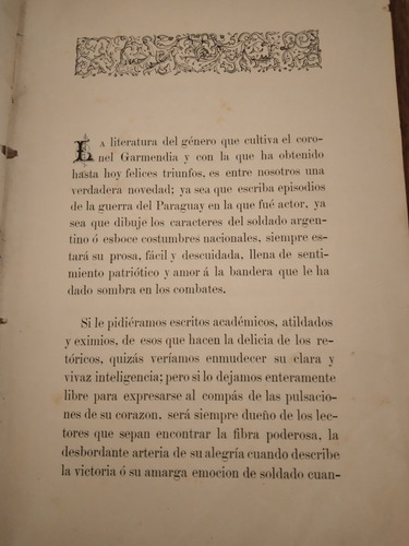 La Cartera De Un Soldado. Primera Ed.garmendia 1889 (100)