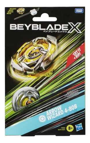 Trompo Beyblade X Kit Inicial Arrow Wizard 4-80b / Diverti
