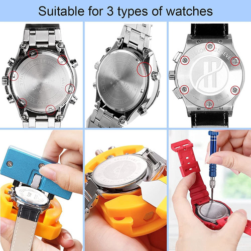 Kit De Reparación De Relojes Jorest, Para Reemplazar La Bate