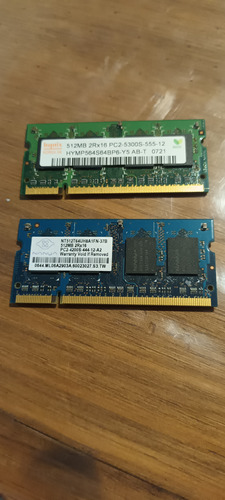 Ram Ddr2 Notebook 2x 1gb