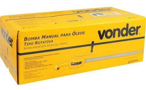 Bomba Manual Rotativa Para Transferir Óleos Vonder