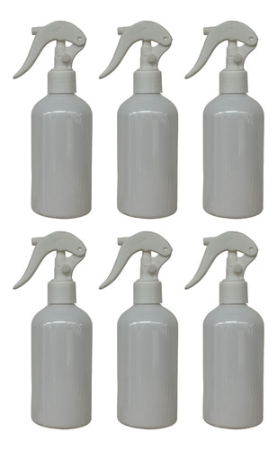 Pack De 6 Botellas Spray 250ml Anti Uv Atomizador Blanca