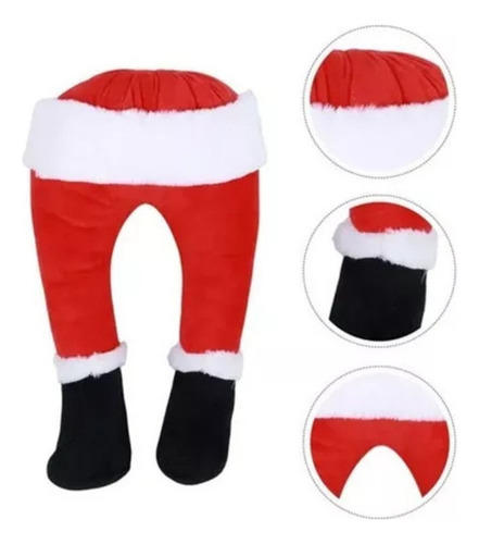 L Decoración Navideña De Patas De Elfo De Santa Claus 2024 .