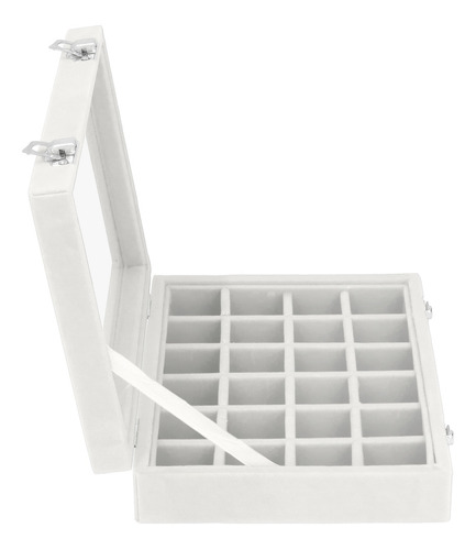 Imagen 2 de 10 de Caja De Almacenamiento Para Aretes, Organizador De Joyas De